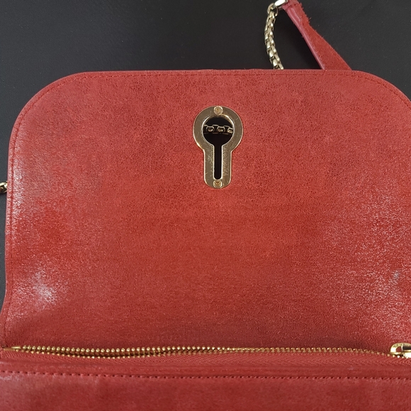 EUC Stuart Weitzman Leather Crossbody Clutch - Picture 5 of 12